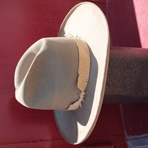 1917-1920's John B. Stetson 1224 Chestnut St. PA Cowboy Hat Rare CA Gold Mine!!!